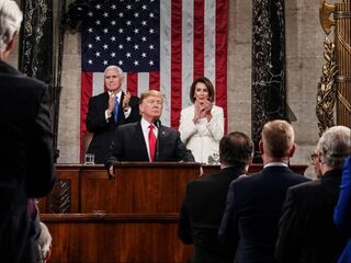 Trump verzoenend in State of the Union, behalve over grensmuur