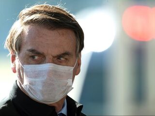 President Bolsonaro van Brazilië heeft corona