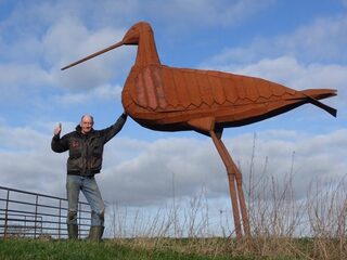 Grutto's zijn dol op deze boer en zijn 'Skries paradys'