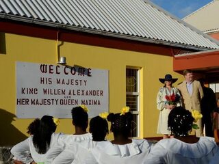 Koning Willem-Alexander onderstreept belang koraal voor Caribisch Nederland