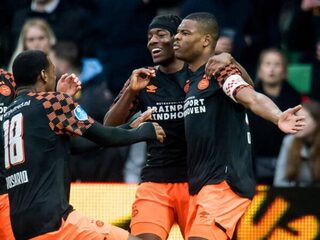 Zuinige 0-1 zege voor PSV in Groningen