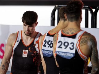 Een dag later verwerken de Nederlandse turnmannen de kater