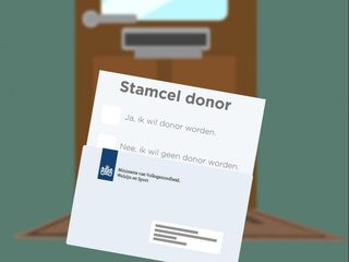 Honderdste stamceldonatie: 'als het goed gaat, komt dat door jouw stamcellen'