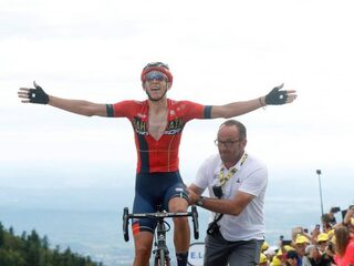Teuns wint op machtige La Planche des Belles Filles, Ciccone pakt geel