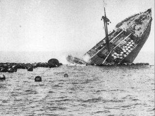 100 jaar geleden stormde het pas echt op Terschelling!