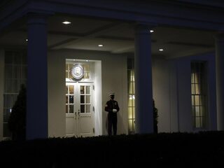 Trump en Pence spreken in Witte Huis