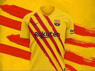 FC Barcelona maakt weer politiek statement, nu met vierde shirt