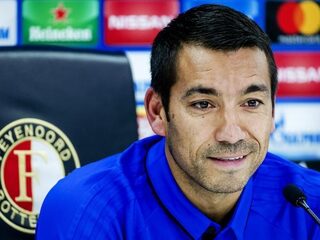 Feyenoord in actie tegen Manchester City in Champions League