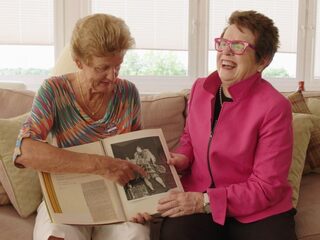 Billy Jean King, voormalig toptennisster en voorvechter van gelijke rechten