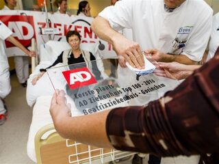 AD trekt zich niets aan van kritiek op Ziekenhuis Top 100