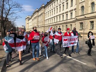 Van Belarus naar Litouwen gevlucht