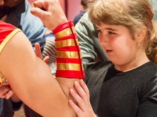 Circus horen met een blindentolk