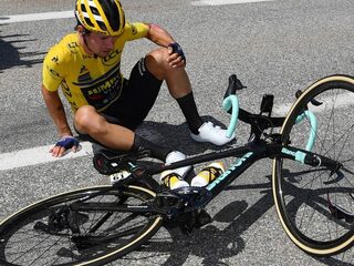 Primoz Roglic niet meer van start in Dauphiné