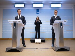 Volg de persconferentie van Rutte en De Jonge live op NPO Radio 1