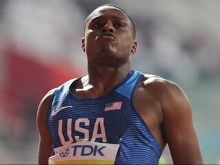 Snelste man lijkt Spelen te verspelen