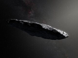 Eerste ruimtebezoeker lijkt op een sigaar