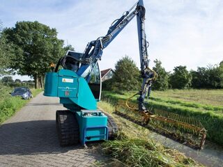 Vissen op het droge door baggeren