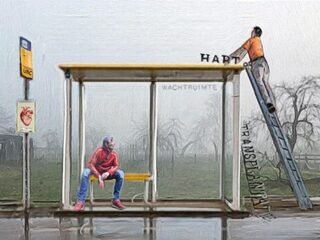 Bas maakte kunst van wachten op harttransplantatie in coronacrisis