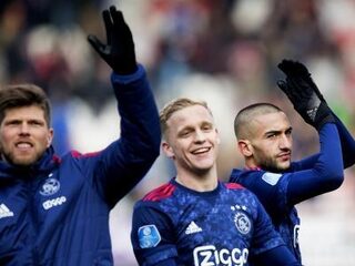 Ajax, AZ en Feyenoord winnen met veel doelpunten