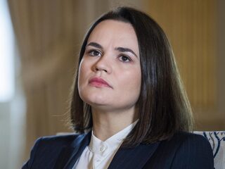 Tichanovskaja in Nederland om te praten over situatie Wit-Rusland