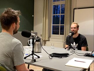 Jan-Willem van Schip fietst op zijn Johan Cruijffs: niet hard, wel snel vooruit