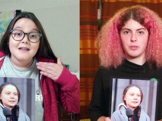 Lilly (11) en Dana (17) zijn geïnspireerd door Greta Thunberg en staken voor het klimaat