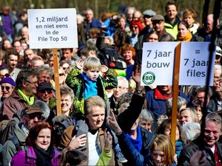 Verbreding A27 bij Utrecht 'waanzinnig duur, risicovol en met grote natuurschade tot gevolg'