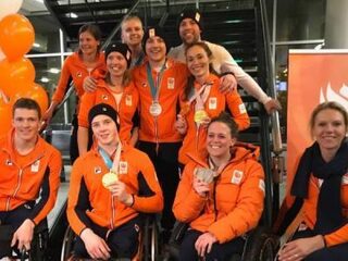 Paralympische sporters terug in Nederland