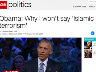 Trending: waarom heeft Obama het niet over ‘moslimterrorisme'?