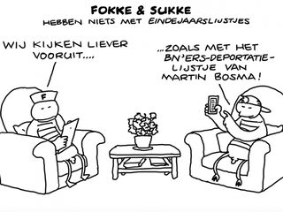 Win 'Het Afzien van 2016' van Fokke en Sukke