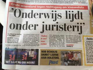 'Ophef over klassenfoto heeft alles te maken met de islam'