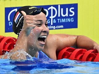 Ranomi Kromowidjojo boekt eerste gouden succes op vlinderslag