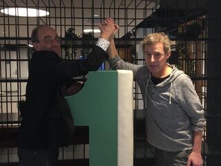 Hans Sibbel over zijn eerste keer op het podium bij de Open Bac: 'Er werd een lont in me aangestoken'