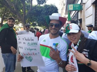 Miljoen demonstranten op de been in Algerijnse hoofdstad