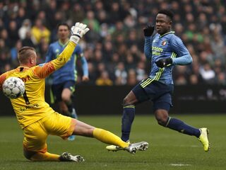 Feyenoord schiet niets op met gelijkspel in Groningen