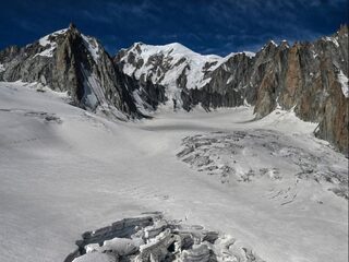 Mont Blanc-gletsjer staat op instorten