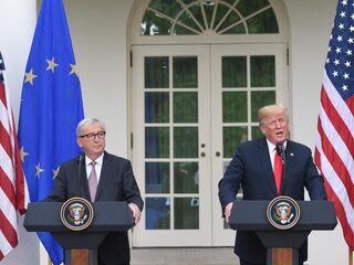 Handelsoorlog tussen VS en EU lijkt afgewend