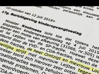 Bespreking van de openbaar gemaakte notulen met politiek verslaggever Lars Geerts