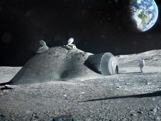 ESA werkt aan de eerste huizen op de maan