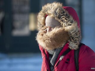 Koudegolf in Canada, gevoelstemperatuur -40