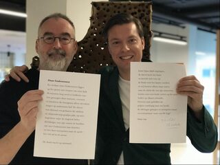 Docent en leerling beiden toevallig uitverkoren als 'Dichter op 2019'