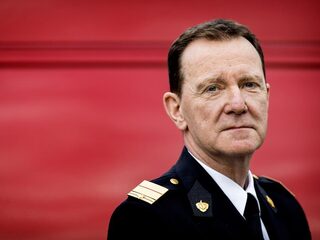 De laatste werkdag van brandweercommandant Leen Schaap