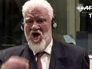 Slobodan Praljak stierf als martelaar, zeggen veel Kroaten