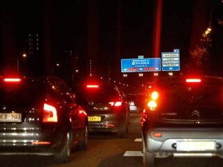 Slecht weer leidt tot zeer drukke avondspits