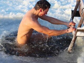 Sporters kunnen beter vóóraf een ijsbad nemen