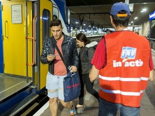 Treinconducteurs voeren actie en controleren geen kaartjes