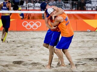 Historisch brons voor beachvolleyballers Brouwer en Meeuwsen