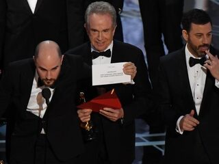Verwarring bij uitreiking Oscar voor beste film