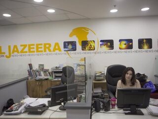 Al Jazeera werkt rustig door in het oog van de orkaan