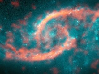 Hoe een sterrenstelsel een oogvorm krijgt